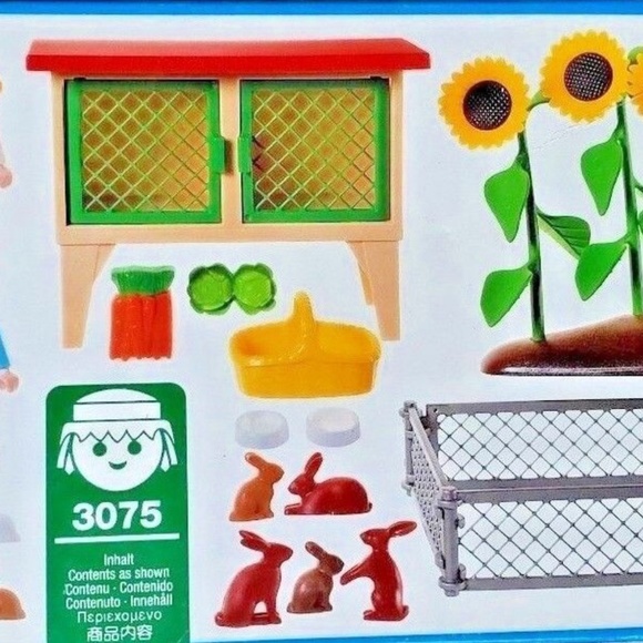 Playmobil Toys Playmobil Set 375 Rabbit Hutch With Cats Poshmark